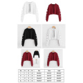 Factory Supply Ladies Hoodie Head Shirt Fashion Tie Dye Crop Blouse